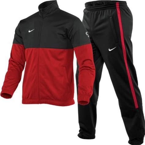 nike jogginganzug herren schwarz rot|nike trainingsanzüge schwarz.